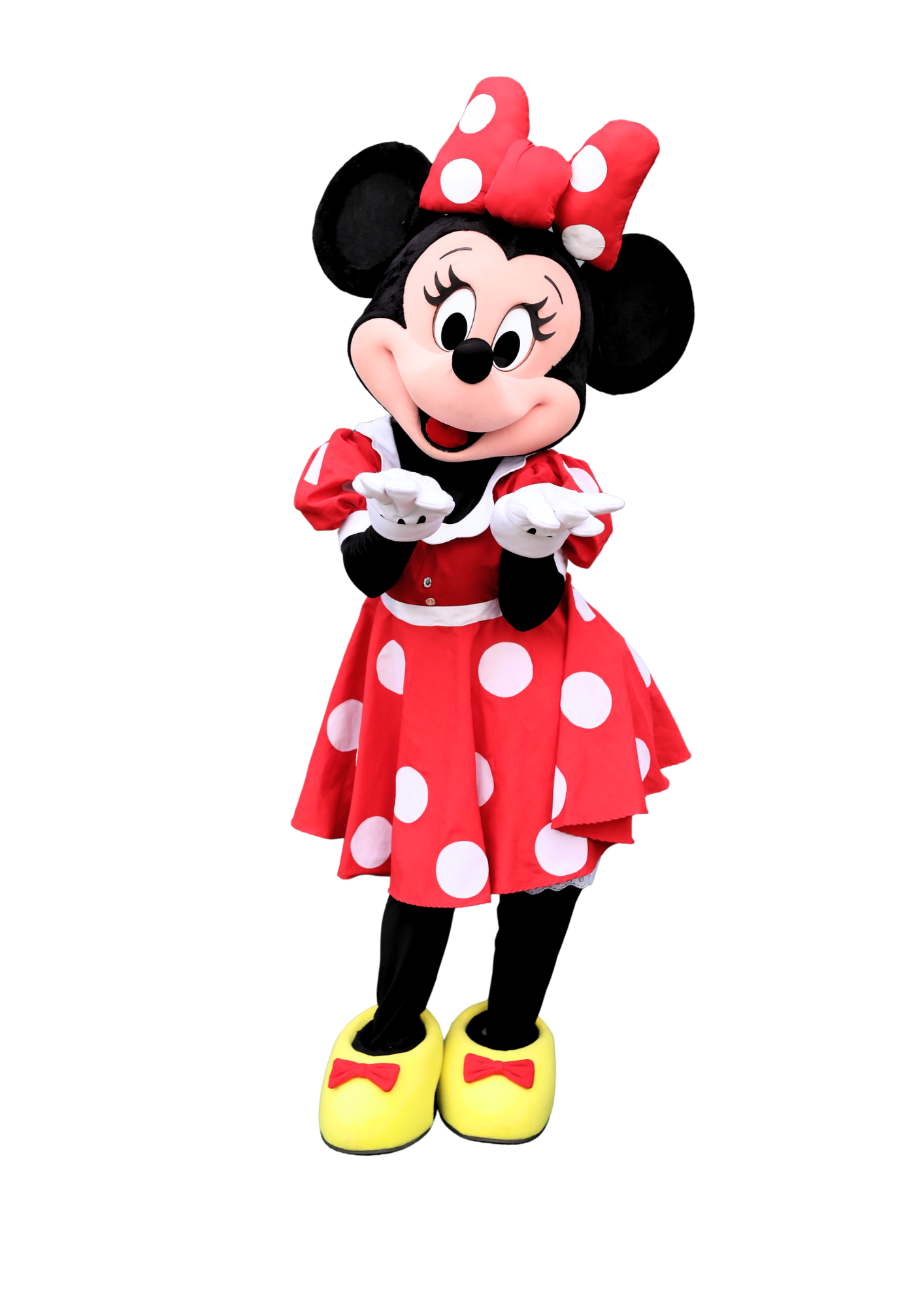 Minnie Mouse character performer