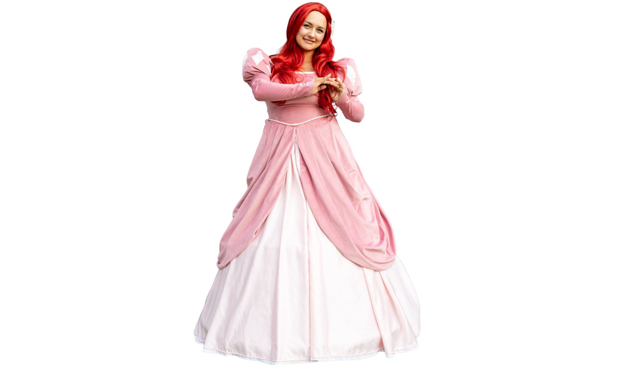 Pink princess performer
